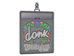 Sticker Slab | donk (Embroidered) | Budapest 2025