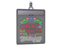Sticker Slab | drop (Embroidered) | Budapest 2025