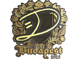 Sticker | dumau (Gold) | Budapest 2025