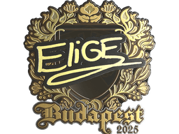 Sticker | EliGE (Gold) | Budapest 2025