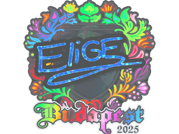 Sticker | EliGE (Holo) | Budapest 2025