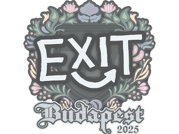 Sticker | exit | Budapest 2025