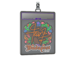 Sticker Slab | fEAR (Embroidered) | Budapest 2025