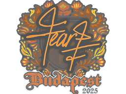 Sticker | fEAR | Budapest 2025