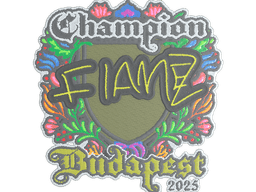 Sticker | FlameZ (Embroidered, Champion) | Budapest 2025
