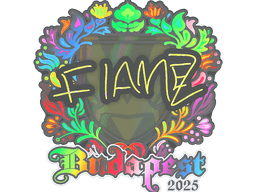 Sticker | FlameZ (Holo) | Budapest 2025