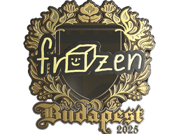 Sticker | frozen (Gold) | Budapest 2025