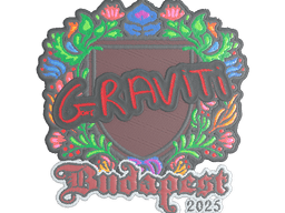 Sticker | Graviti (Embroidered) | Budapest 2025