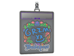 Sticker Slab | Grim (Embroidered) | Budapest 2025