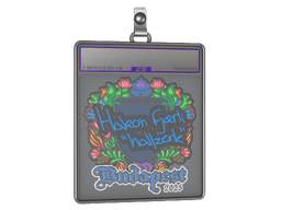 Sticker Slab | hallzerk (Embroidered) | Budapest 2025