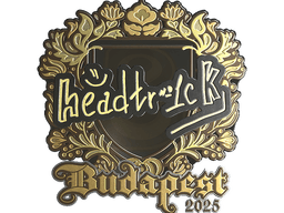 Sticker | headtr1ck (Gold) | Budapest 2025