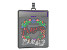 Sticker Slab | Heavygod (Embroidered) | Budapest 2025