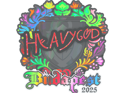 Sticker | Heavygod (Holo) | Budapest 2025