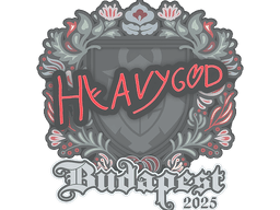 Sticker | Heavygod | Budapest 2025