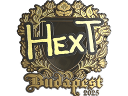 Sticker | HexT (Gold) | Budapest 2025
