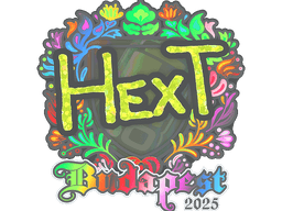 Sticker | HexT (Holo) | Budapest 2025