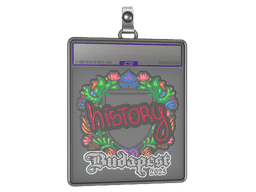 Sticker Slab | History (Embroidered) | Budapest 2025