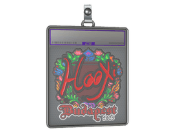 Sticker Slab | HooXi (Embroidered) | Budapest 2025