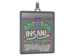 Sticker Slab | insani (Embroidered) | Budapest 2025