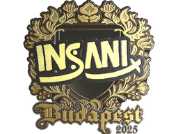 Sticker | insani (Gold) | Budapest 2025