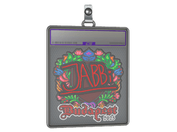 Sticker Slab | jabbi (Embroidered) | Budapest 2025