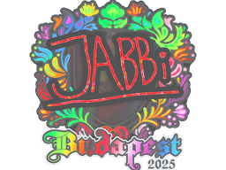 Sticker | jabbi (Holo) | Budapest 2025
