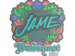 Sticker | Jame (Embroidered) | Budapest 2025