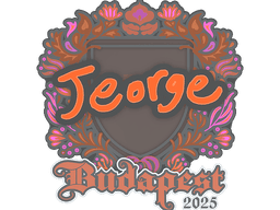 Sticker | jeorge | Budapest 2025