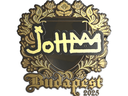 Sticker | jottAAA (Gold) | Budapest 2025