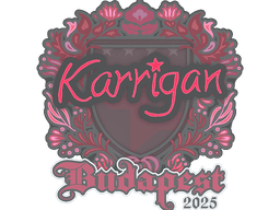 Sticker | karrigan | Budapest 2025