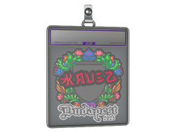 Sticker Slab | kauez (Embroidered) | Budapest 2025
