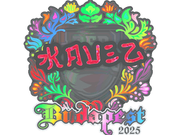 Sticker | kauez (Holo) | Budapest 2025