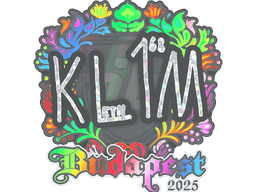 Sticker | kl1m (Holo) | Budapest 2025