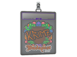 Sticker Slab | KRIMZ (Embroidered) | Budapest 2025