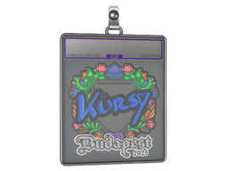 Sticker Slab | Kursy (Embroidered) | Budapest 2025