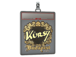 Sticker Slab | Kursy (Gold) | Budapest 2025