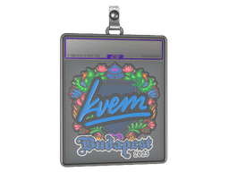 Sticker Slab | Kvem (Embroidered) | Budapest 2025