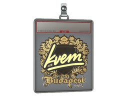 Sticker Slab | Kvem (Gold) | Budapest 2025