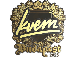 Sticker | Kvem (Gold) | Budapest 2025