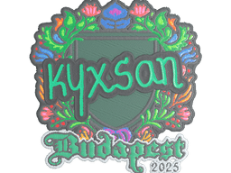 Sticker | kyxsan (Embroidered) | Budapest 2025