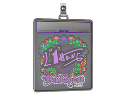 Sticker Slab | L1haNg (Embroidered) | Budapest 2025