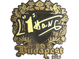 Sticker | L1haNg (Gold) | Budapest 2025