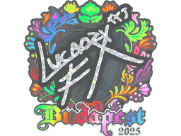 Sticker | Lucaozy (Holo) | Budapest 2025