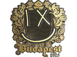 Sticker | lux (Gold) | Budapest 2025