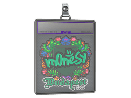 Sticker Slab | m0NESY (Embroidered) | Budapest 2025
