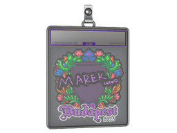 Sticker Slab | Marek (Embroidered) | Budapest 2025