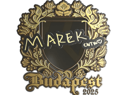 Sticker | Marek (Gold) | Budapest 2025