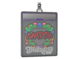 Sticker Slab | MATYS (Embroidered) | Budapest 2025