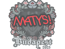 Sticker | MATYS | Budapest 2025