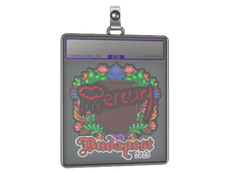Sticker Slab | Mercury (Embroidered) | Budapest 2025